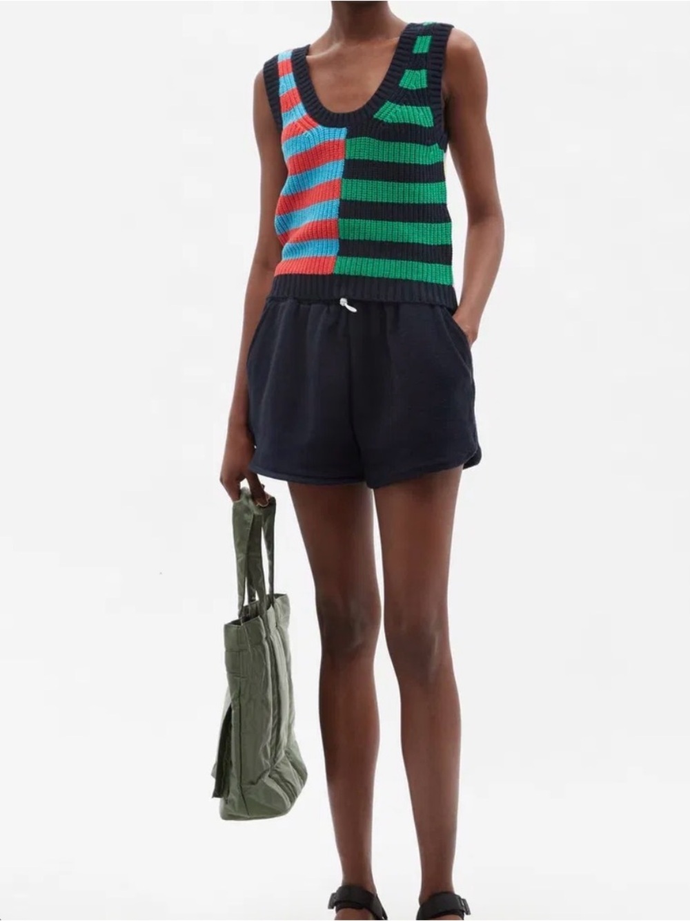 STAUD Newport Sweater Tank Top